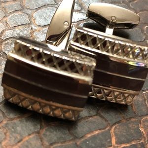 S. Steel cuff links